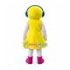 Enthusiastic Lady Tour Guide Mascot Costume Enthusiastic Lady Tour Guide Mascot Costume