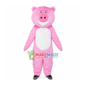 Pink Pig Mascot Costume For Adult