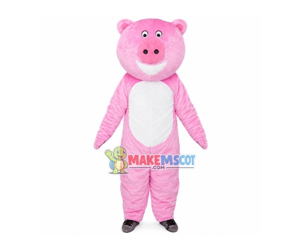 Pink Pig Mascot Costume For Adult Pink Pig Mascot Costume For Adult