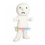 Drowsy Simple Snowman Mascot Costume