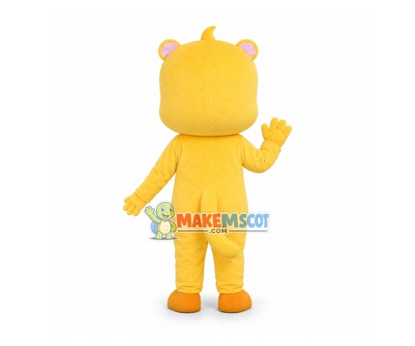 Big Square Face Monkey Cartoon Mascot Costume Big Square Face Monkey Cartoon Mascot Costume