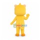 Big Square Face Monkey Cartoon Mascot Costume Big Square Face Monkey Cartoon Mascot Costume