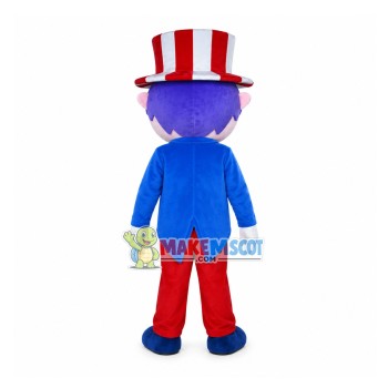 Magician Grandpa Mascot Costume Magician Grandpa Mascot Costume