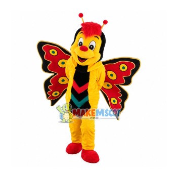Flower Butterfly Mascot Fancy Costume Flower Butterfly Mascot Fancy Costume