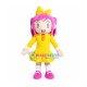 Pink Hair Girl Student Mascot Costume Pink Hair Girl Student Mascot Costume