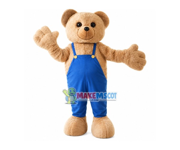 Teddy Bear In The Pants Mascot Costume Teddy Bear In The Pants Mascot Costume
