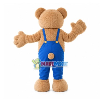 Teddy Bear In The Pants Mascot Costume Teddy Bear In The Pants Mascot Costume