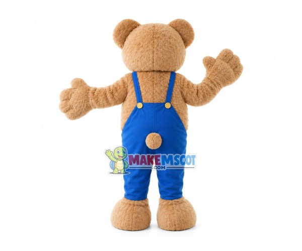 Teddy Bear In The Pants Mascot Costume Teddy Bear In The Pants Mascot Costume