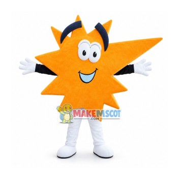 Cartoon Style Maple Leaf Mascot Costume Cartoon Style Maple Leaf Mascot Costume