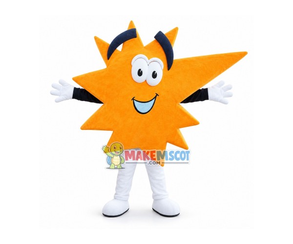 Cartoon Style Maple Leaf Mascot Costume