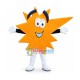 Cartoon Style Maple Leaf Mascot Costume Cartoon Style Maple Leaf Mascot Costume
