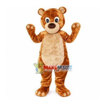 Hale Brown Bear Mascot Tall Costume
