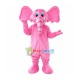 Pink Elephant Adult Mascot Costume Pink Elephant Adult Mascot Costume
