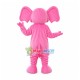 Pink Elephant Adult Mascot Costume Pink Elephant Adult Mascot Costume