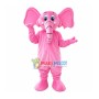 Pink Elephant Adult Mascot Costume