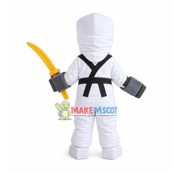 Mysterious Masked Warrior Mascot Costume Mysterious Masked Warrior Mascot Costume