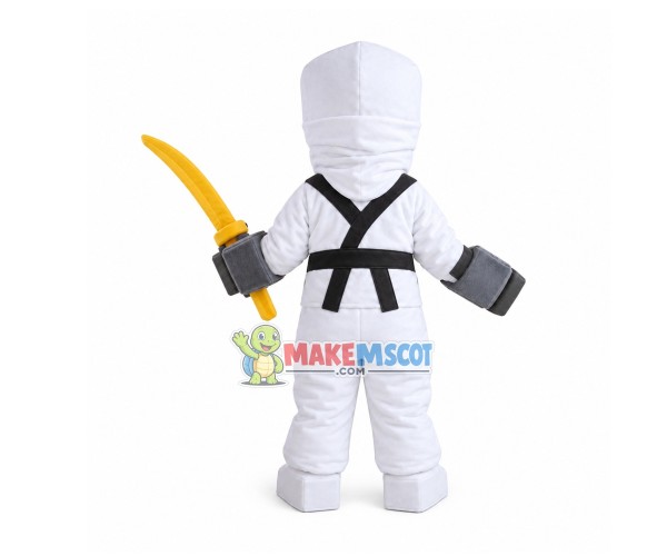 Mysterious Masked Warrior Mascot Costume Mysterious Masked Warrior Mascot Costume