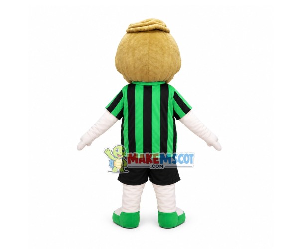 Boy In The Green Striped Shirt Mascot Costume Boy In The Green Striped Shirt Mascot Costume