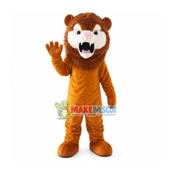 Roaring Ugly Lion Mascot Costume
