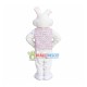 Adult Rabbit Mascot Costume In The Sequined Vest Adult Rabbit Mascot Costume In The Sequined Vest
