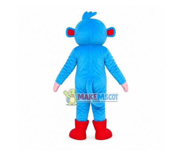 Interesting Blue Monkey Mascot Costume Interesting Blue Monkey Mascot Costume