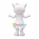 Eleghant White Cat Mascot Costume