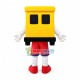 Cartoon Yellow Locomotive Mascot Costume Cartoon Yellow Locomotive Mascot Costume