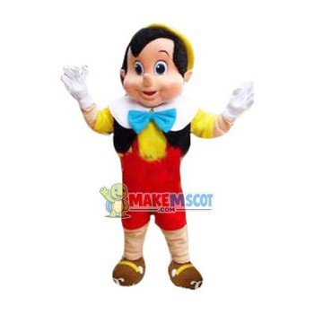 Cartoon Pinocchio Mascot Costume