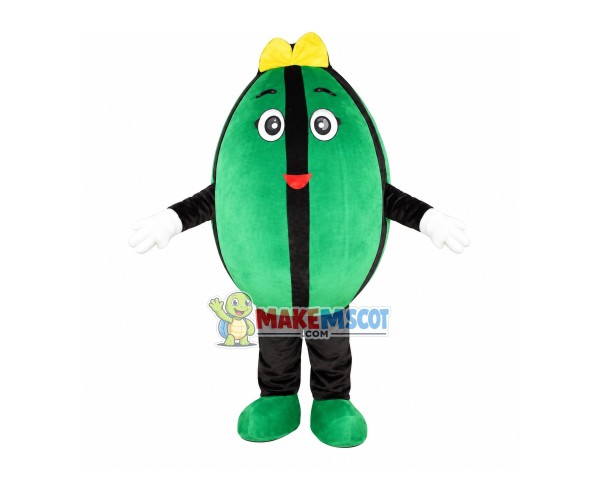 Long Watermelon Cartoon Mascot Costume Long Watermelon Cartoon Mascot Costume