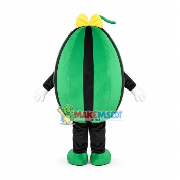 Long Watermelon Cartoon Mascot Costume Long Watermelon Cartoon Mascot Costume
