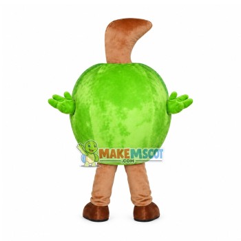 Green Apple Adult Mascot Costume Green Apple Adult Mascot Costume