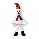 Christmas Smile Snowman Mascot Costume