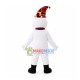 Christmas Smile Snowman Mascot Costume