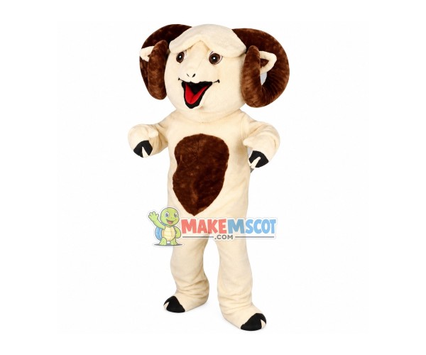 Panicked Ram Mascot Costume Panicked Ram Mascot Costume