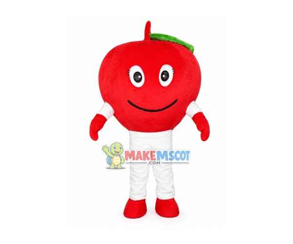 Sweet Red Apple Mascot Costume Sweet Red Apple Mascot Costume