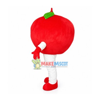 Sweet Red Apple Mascot Costume Sweet Red Apple Mascot Costume
