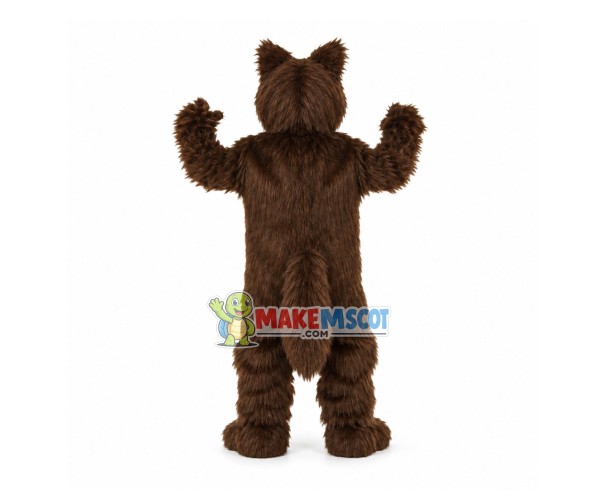 Manic Furry Wild Bear Mascot Costume Manic Furry Wild Bear Mascot Costume