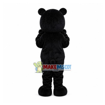 Naughty Black Bear Mascot Costume