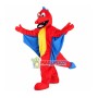 Fire Red Dragon Mascot Costume