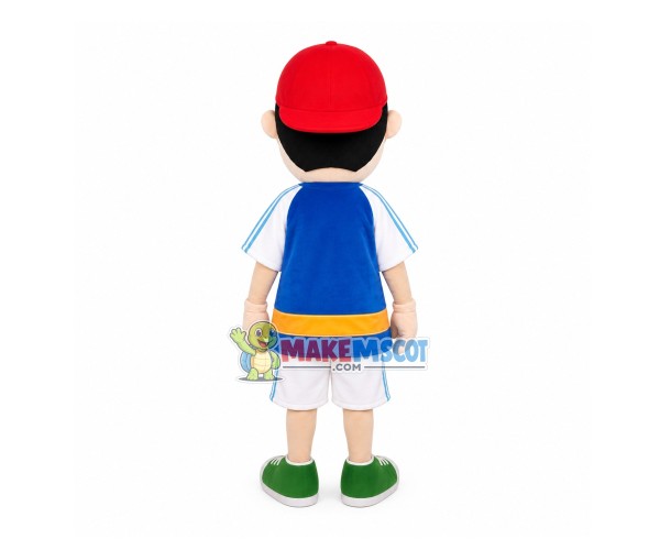 Little Boy In Jersey Mascot Costume Little Boy In Jersey Mascot Costume