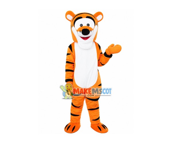 Classic Uniex Jumping Tiger Mascot Costume Classic Uniex Jumping Tiger Mascot Costume