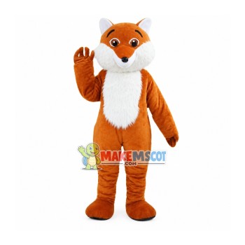 Young Brown Fox Mascot Costume Young Brown Fox Mascot Costume