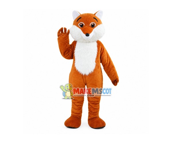 Young Brown Fox Mascot Costume