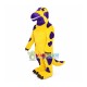 Purple Patch Dinosaur Mascot Costume Purple Patch Dinosaur Mascot Costume