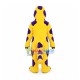 Purple Patch Dinosaur Mascot Costume Purple Patch Dinosaur Mascot Costume