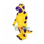 Purple Patch Dinosaur Mascot Costume