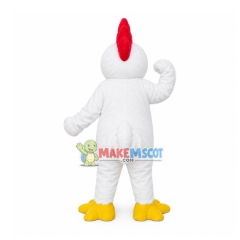 Hale Power White Chicken Mascot Costume
