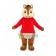 Cartoon Chipmunk Alvin Mascot Costume Cartoon Chipmunk Alvin Mascot Costume