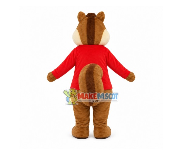 Cartoon Chipmunk Alvin Mascot Costume Cartoon Chipmunk Alvin Mascot Costume