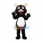 Slim Cute Black Pig Mascot Costume